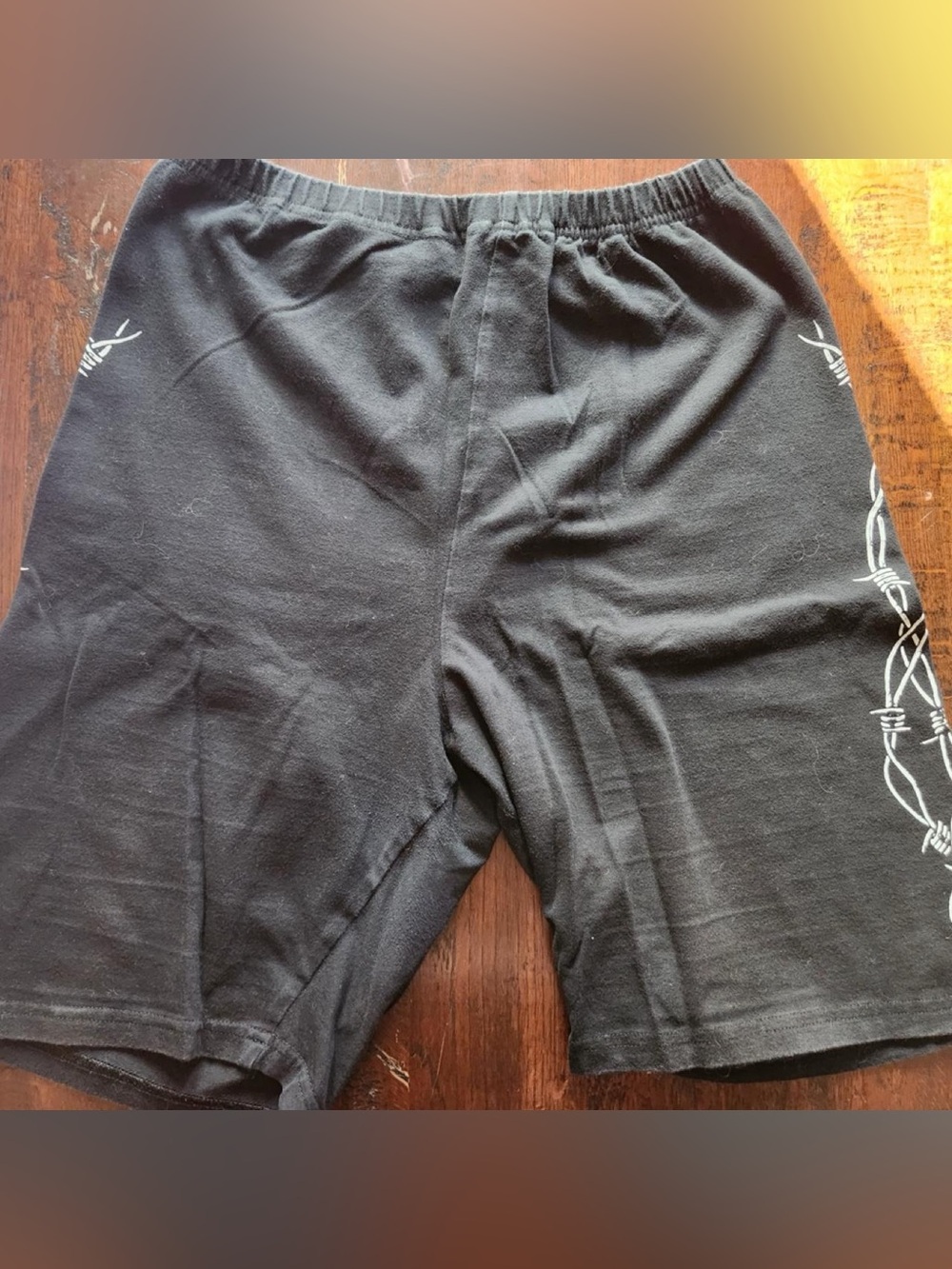 Mary Wyatt London Barb Wire Biker Shorts